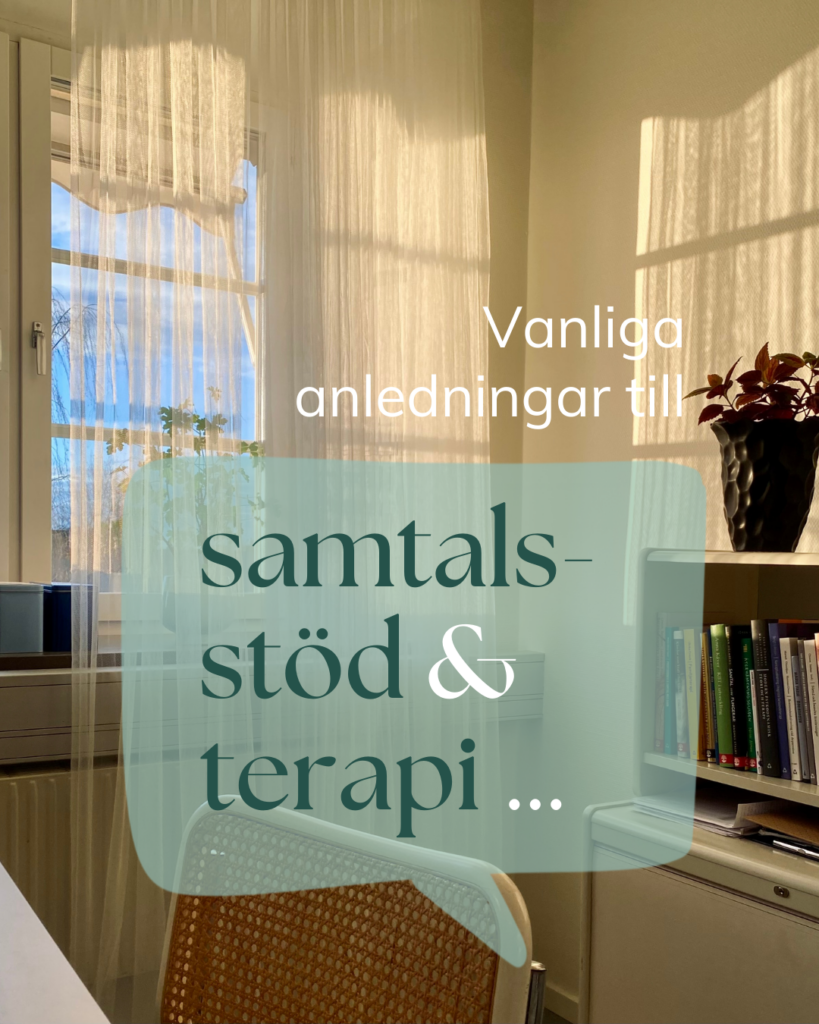 Borde jag gå i terapi?